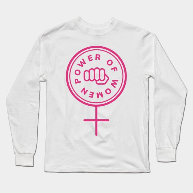 girl power struggle Long Sleeve T-Shirt by iambolders